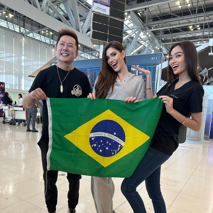 Hoa hậu Isabella Menin rời Thái Lan để về Brazil thăm gia đình.