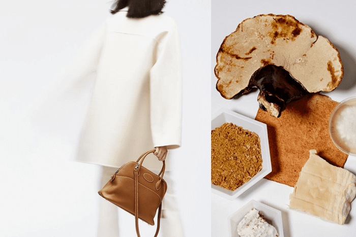 Túi Hermès làm từ da nấm.