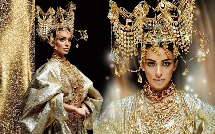 Đối thủ của Ngọc Châu lộ diện trang phục dân tộc lộng lẫy như nữ hoàng: Có quá áp lực cho 'Chiếu Cà Mau'? Ảnh 2