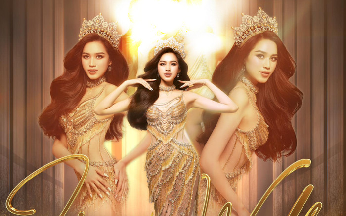 Váy dạ hội final walk đẹp miễn bàn cãi của Đỗ Hà: Tất cả dẹp ra một bên cho chánh cung sải bước Ảnh 2