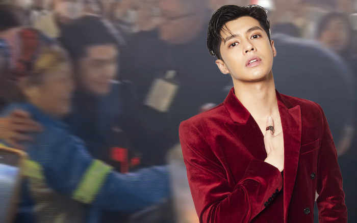 Nhìn thấy cô môi trường lạc giữa vòng vây của người hâm mộ, Noo Phước Thịnh có hành động ghi điểm Ảnh 2