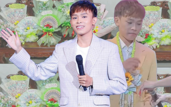 Sướng như Hồ Văn Cường: Đi hát chưa kịp nhận cát-sê đã mỏi tay nhận tiền, vàng fan tặng Ảnh 2