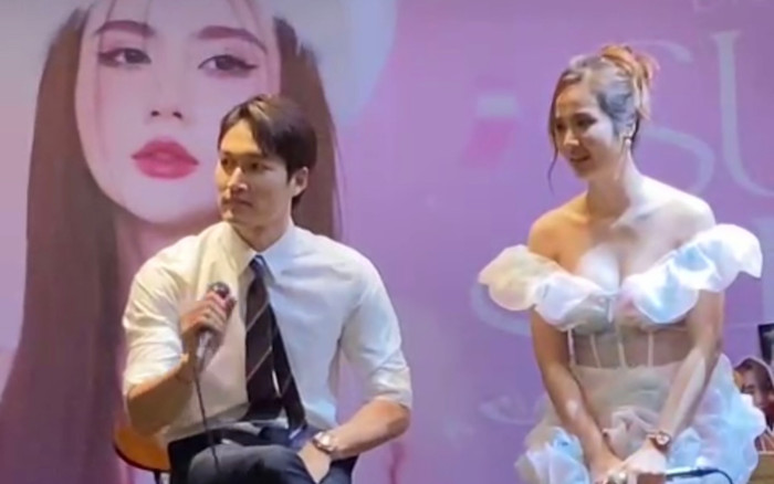 Đình Tú bảnh bao xuất hiện trong fan meeting của Huyền Lizzie, cách xưng hô của cả hai gây chú ý Ảnh 2