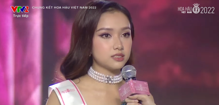 Sở hữu nhan sắc xinh đẹp cùng khả năng trả lời 'nuốt mic', thí sinh Ngọc Mai được cho là sẽ góp mặt trong Top 3 chung cuộc tại Hoa hậu Việt Nam 2022.