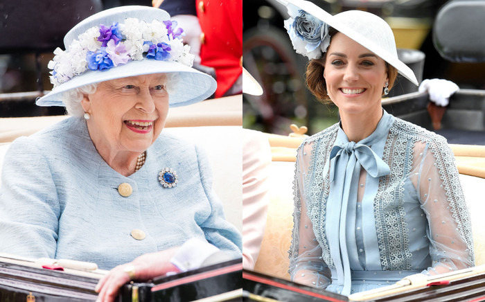 Điểm danh những lần Kate Middleton mặc trang phục cùng màu với Nữ hoàng Ảnh 2
