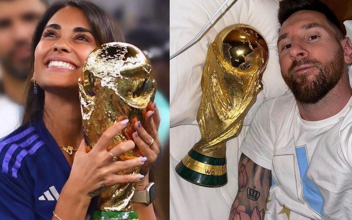 Mê khoe Cúp vàng đến quên vợ con, Messi khiến vợ hờn dỗi Ảnh 2