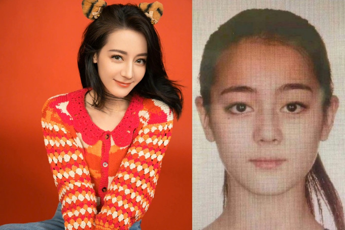 Có thể thấy ảnh thẻ của Địch Lệ Nhiệt Ba đã được chụp từ khá lâu, trước cả khi vào nghề. Đây cũng là bằng chứng đập tan tin đồn nữ diễn viên phẫu thuật thẩm mỹ. 