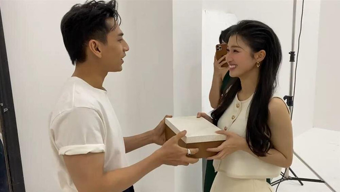 Isaac và Á hậu Phương Nhi