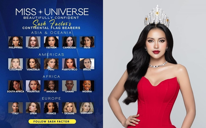 Vừa khởi hành sang Mỹ, Ngọc Châu được đánh giá là đối thủ mạnh nhất Châu Á: Top 5 Miss Universe vừa vặn? Ảnh 2