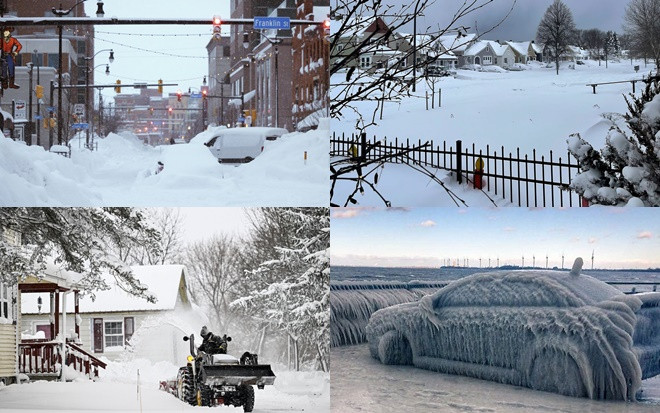 Bão tuyết 'càn quét', thành phố Mỹ đóng băng trong lớp tuyết dày hơn 1 mét, hàng chục người chết vì lạnh Ảnh 2