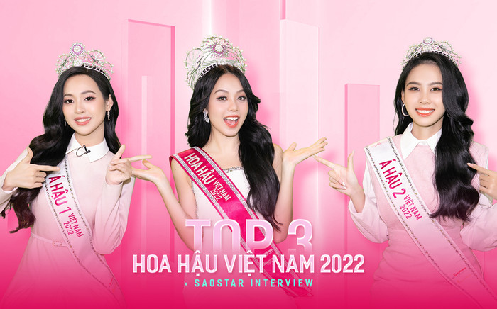 Phỏng vấn Top 3 Hoa hậu Việt Nam 2022: Thi Hoa hậu là để đổi đời Ảnh 2