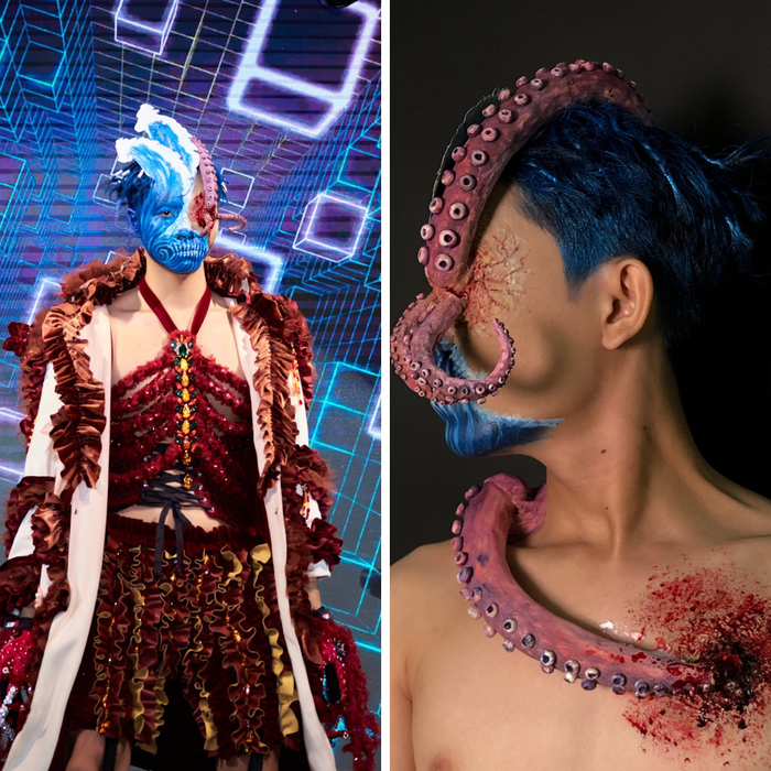 Với cảm hứng từ hiện trạng ô nhiễm môi trường biển và sự sống các sinh vật bị đe dọa nghiêm trọng, nhóm các bạn trẻ GenZ này đã tạo nên sản phẩm nghệ thuật khá công phu. Cùng với đặc tính giàu cảm xúc của bạch tuộc. Khi đứng trước những nguy hiểm ảnh hưởng đến sự sống của nó cùng đồng loại và môi trường sống nó yêu thương thì nó nổi giận, đứng lên đấu tranh  bảo vệ  quyết liệt. 