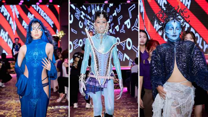 Những bàn tay 'phù thủy trang điểm' này chính là của các bạn sinh viên Trường Cao đẳng FPT Polytechnic. Đồng thời, các tác phẩm này được mang đi dự thi “Professional Beauty Contest 2022” do nhà trường tổ chức. 