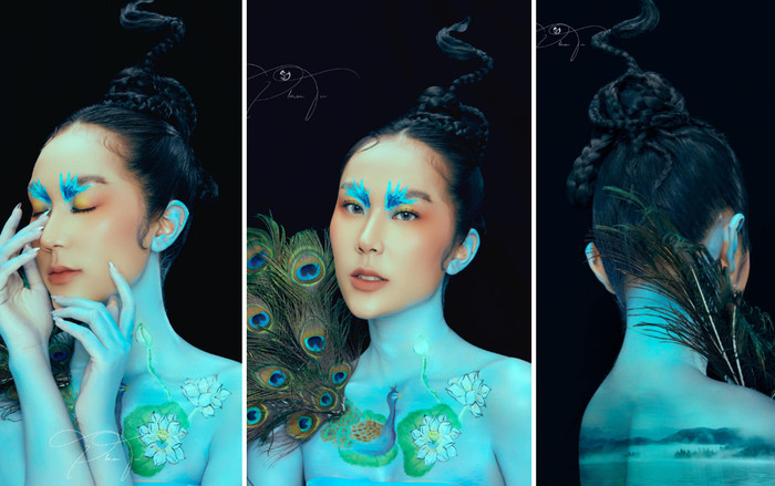 Trổ tài make up đỉnh cao như 'phù thủy', thành quả khiến nhiều người không tin do các bạn GenZ thực hiện Ảnh 2