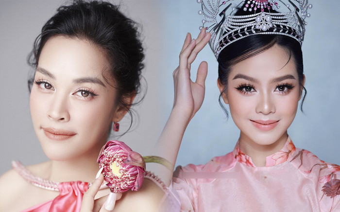 Nhan sắc của Tân Hoa hậu Thanh Thủy 'qua tay' chuyên gia trang điểm: Ngỡ O Sen Ngọc Mai Ảnh 2