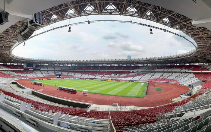 Thái Lan khoe cận cảnh vẻ đẹp của sân Indonesia trước đại chiến: Nhìn mà thương tuyển Việt Nam Ảnh 2