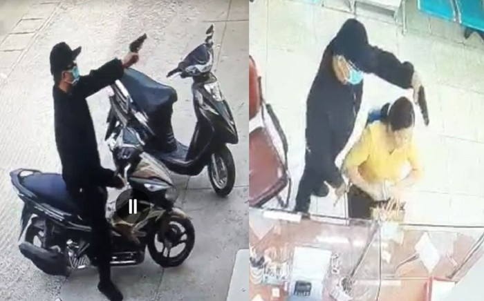 Dùng vật giống súng đi cướp ngân hàng, thanh niên vừa nghe truy hô liền 'yếu bóng vía' bỏ chạy Ảnh 2