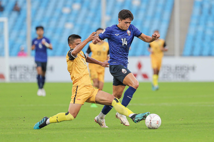 Brunei đã gây sốc khi có bàn mở tỷ số ở phút 21 do công của Othman.