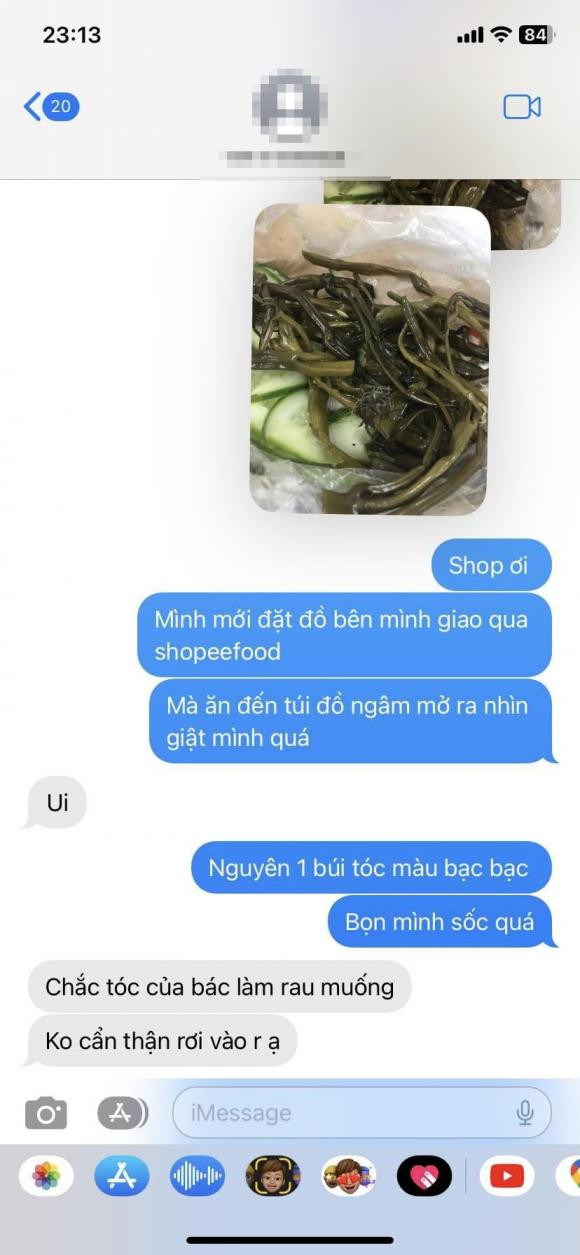 'Sởn da gà' với búi tóc bạc lẫn trong hộp đồ ăn mua online, cô gái sốc hơn với lời đáp của nhà hàng Ảnh 4