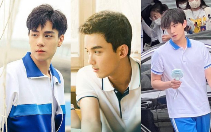 Nam thần Cbiz trong trang phục học sinh: Dương Dương già chát, Ngô Lỗi bị vượt mặt Ảnh 2