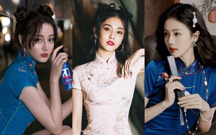 Mỹ nhân trong trang phục sườn xám: Địch Lệ Nhiệt Ba - Bạch Lộc quyến rũ nhưng thua 'tình cũ' Trần Phi Vũ Ảnh 2