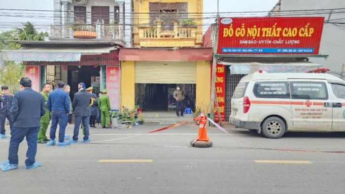 Hiện trường xảy ra vụ án mạng. (Ảnh: VTC).