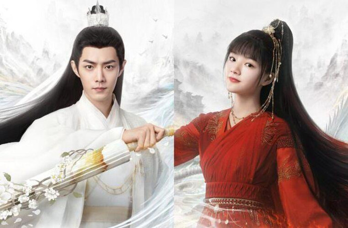 Tạo hình của Tiêu Chiến và Nhậm Mẫn trong Ngọc Cốt Dao.