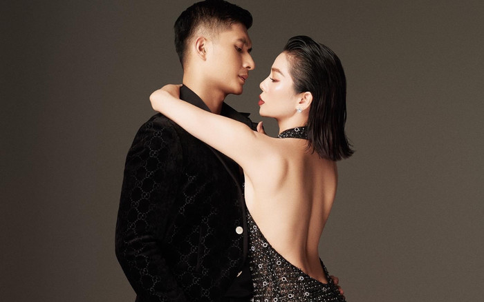 Lệ Quyên khoe vai trần, e ấp bên tình trẻ trước khoảnh khắc đón chào năm mới Ảnh 2