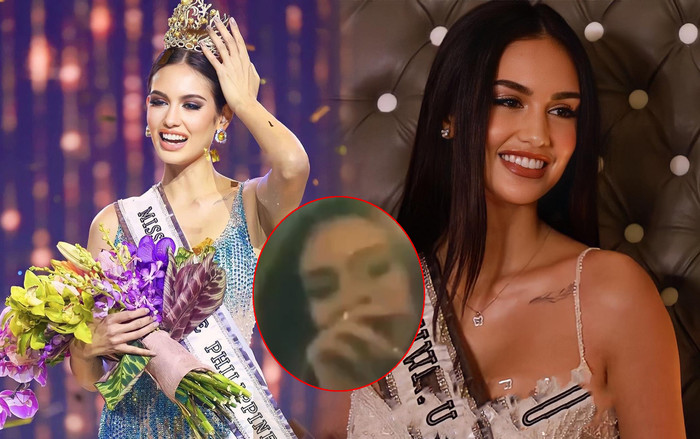 Đối thủ Ngọc Châu tại Miss Universe lộ clip hút thuốc 'phì phèo' đầy phản cảm Ảnh 2