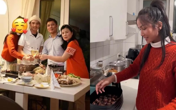 Lộ khoảnh khắc H'Hen Niê hội ngộ cùng gia đình bạn trai đón chào năm mới Ảnh 2