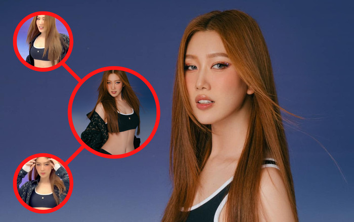 Hậu trường 'sống ảo' của Thúy Ngân: Thần thái 'vạn người mê', body săn chắc trông thấy Ảnh 2