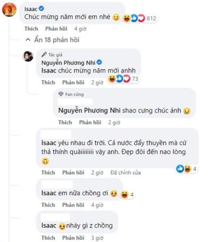 Isaac chủ động 'thả thính' Phương Nhi, netizen liên tục 'đẩy thuyền': 'Chúc anh sớm có được Nhi' Ảnh 3