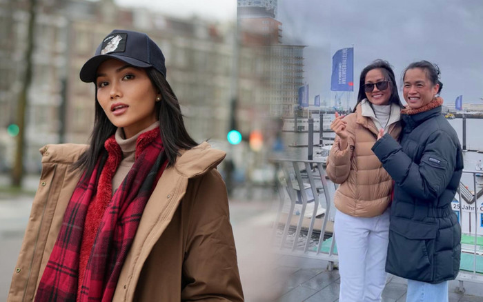 H'Hen Niê mặc đồ giản dị dạo trời Tây nhưng fan quốc tế vẫn nhận ra: Á hậu 3 của MU 2018 có khác Ảnh 2