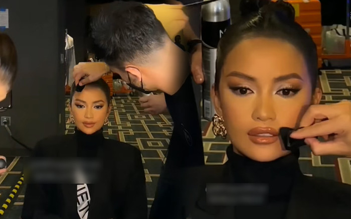 Ngọc Châu nhận sash Việt Nam, được chuyên gia tại Miss Universe trang điểm và làm tóc cực 'chặt chém' Ảnh 2