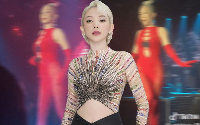 Diện trang phục bó sát trình diễn trong bar, vóc dáng Tóc Tiên khiến khán giả không thể rời mắt Ảnh 2