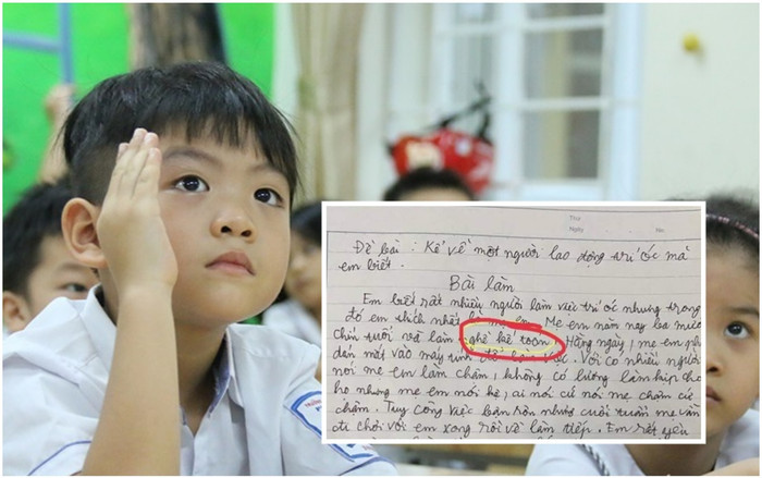 Học sinh tiểu học làm văn bày tỏ sự tự hào về mẹ nhưng câu kết với nội dung 'lạ' khiến dân mạng cười ngất Ảnh 2