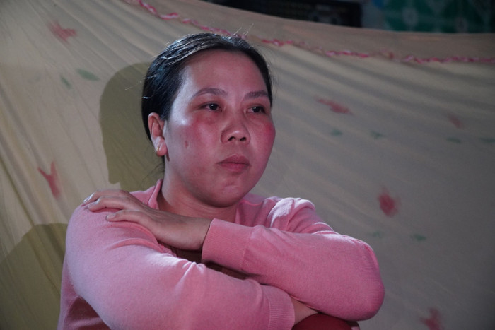 Mẹ bé Hạo Nam. Ảnh: báo Thanh Niên