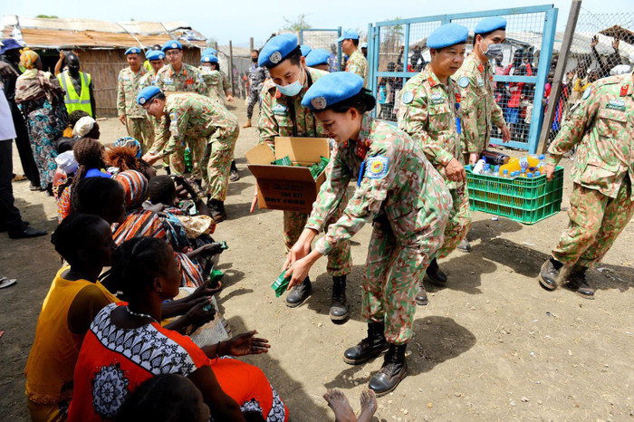 Hành trình của các chiến sĩ 'Mũ nồi xanh' Việt Nam tại Nam Xu-Đăng.