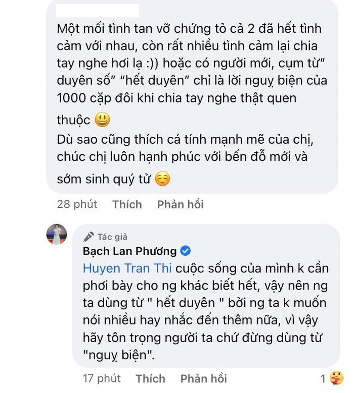 Bị chê 'nguỵ biện' khi nói 'hết duyên' với chồng cũ, bạn gái Huỳnh Anh 'đáp trả' cực gắt Ảnh 2