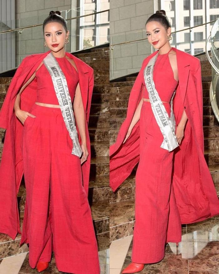 Giật mình với hình ảnh Ngọc Châu giống Miss Universe 2021 đến ngỡ ngàng: Vía tân hoa hậu đây rồi! Ảnh 3