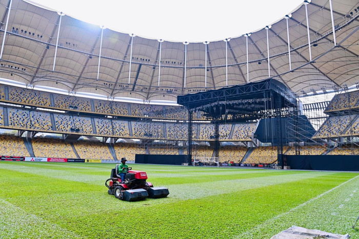 Sân Bukit Jalil của Malaysia nhìn rất hiện đại và xinh đẹp. Ảnh: FAT