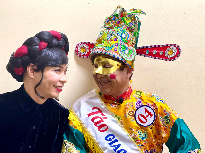 Nam nghệ sĩ không giấu khỏi sự phấn khởi khi gặp 'cô Đẩu': 'Để đây và không nói gì cả'