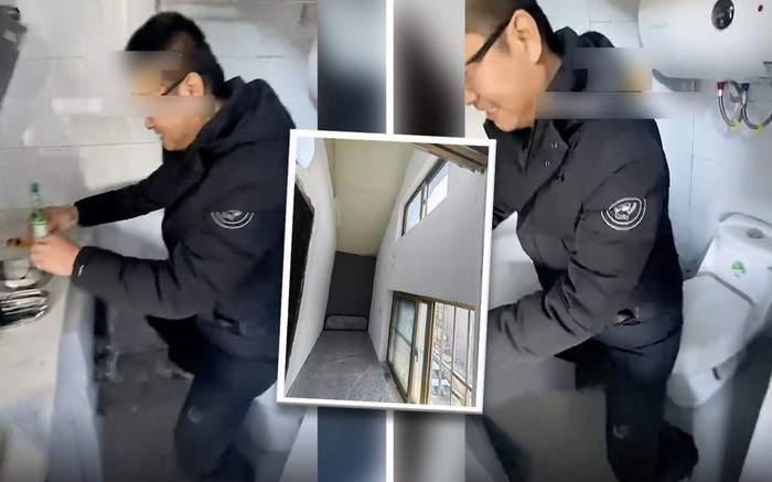 Căn phòng trọ 'đầy đủ tiện nghi' nhưng lại phải vừa ngồi trên bồn cầu vừa nấu ăn ở Trung Quốc Ảnh 2