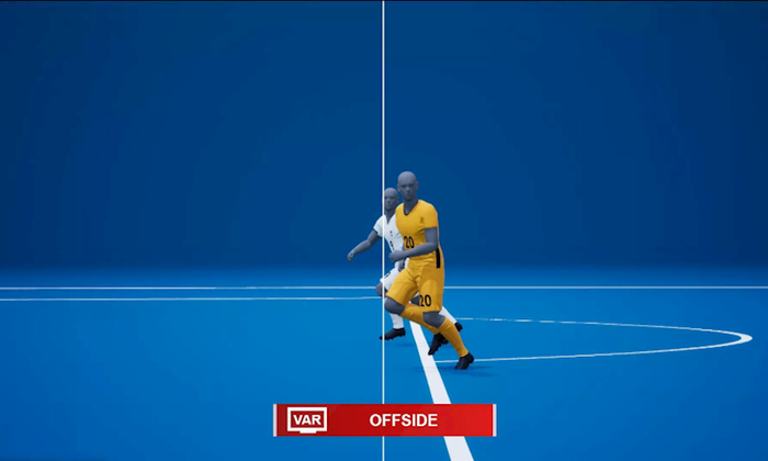 Công nghệ bắt việt vị bán tự động ở World Cup 2022.