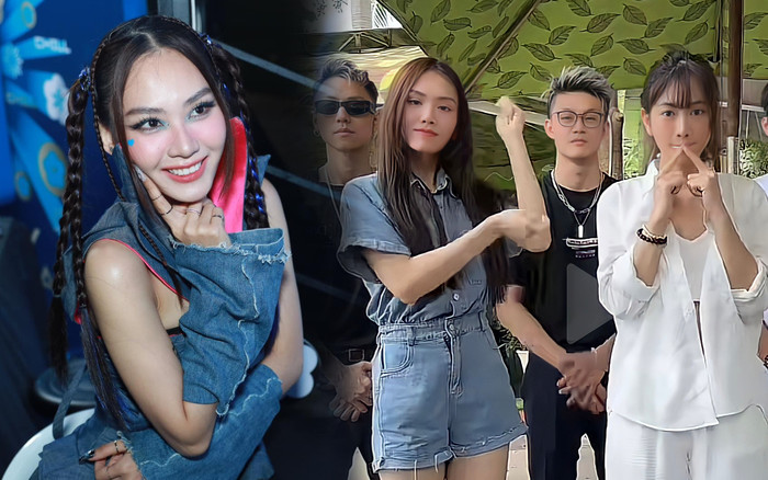 Mai Phương đứng bằng TikToker Lê Bống cao 1m67, nghi vấn hoa hậu khai gian chiều cao? Ảnh 2