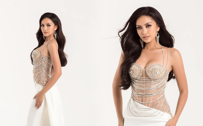 Hết áo khoác, boots đùi, Ngọc Châu 'bung lụa' với đầm xuyên thấu táo bạo: Đã có chiến thuật cả rồi! Ảnh 2