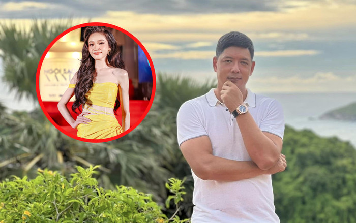 Bình Minh 'đứng hình' vì bị một nàng hậu kém nhiều tuổi gọi chú khi đang trao giải Ảnh 2