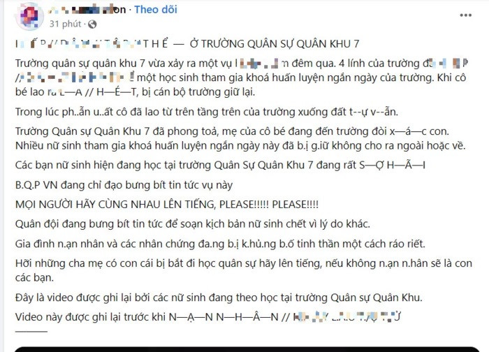 Thông tin thất thiệt lan truyền trên mạng xã hội