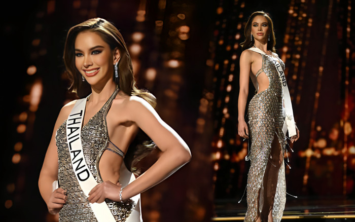 'Đỉnh của chóp': Đại diện Thái Lan mặc váy dạ hội làm bằng... 'nắp lon' lên sân khấu Miss Universe 2022 Ảnh 2