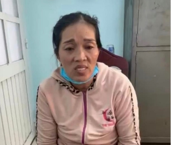 Đối tượng Nguyễn Thị Thanh tại Cơ quan Công an